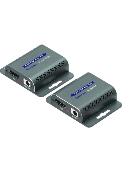 4K 60Hz HDMI Uyumlu Genişletici RJ45 60M 120M Extender Ir UHD Hdr V2.0 1080P RJ45 Video Monitör Genişletici A Ab Fişi (Yurt Dışından) fırsatları