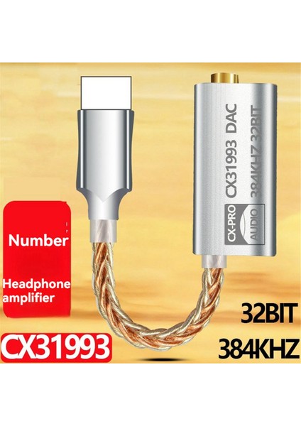 CX31993 Hıfı Dac Kulaklık Amplifikatörleri Ses Kodunu Çözme Amp Ampaktörü Ses Kartı Dijital Kododer 32BITS/384KHZ iPhone Ios Için (Yurt Dışından) fiyatları
