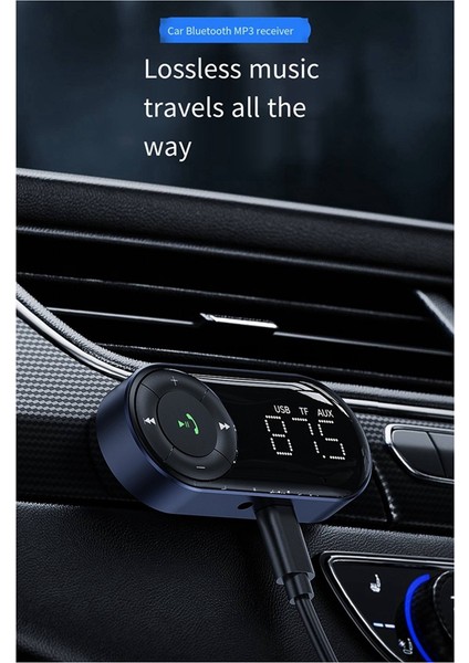 Bluetooth 5.3 Araba Adaptörü Araç Fm Alıcı Aux Car Bluetooth Ses Alıcı Araba El Serbest Bluetooth Alıcı (Yurt Dışından) indirimleri