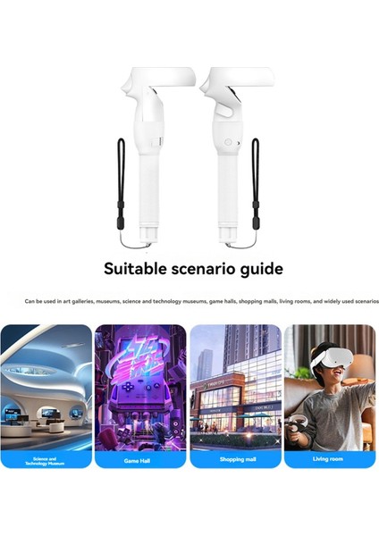 Meta Quest 2 Için Vr Denetleyici Adaptörü Tutma Tutarlar Uzantıları Uzun Kollar Görev 2 Vr Golf Aksesuarları Beyaz (Yurt Dışından) fiyatları