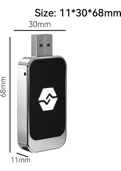 USB 2 Arada Kablosuz Carplay Android Otomatik Adaptör Kablosuz Araç Adaptörü Kablolu Android Otomatik&#39;i Kablosuz&#39;a Dönüştür (Yurt Dışından) fırsatları