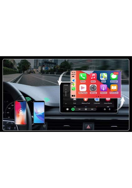 2in1 Kablosuz Carplay Android Otomatik Kablosuz Adaptör Akıllı Mini Aı Kutu Fişi ve Oynat Wifi Fast Connect Universal (Yurt Dışından) fırsatları
