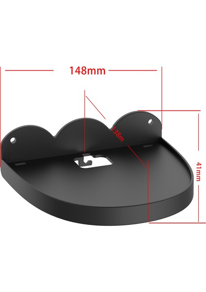 Duvara Monte Ses Destek Bluetooth Hoparlör Ses Kutusu Standı Homepod Siyah Için Düşmeyi Önle (Yurt Dışından) modelleri