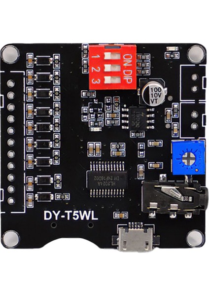 5W Power Voice Mp3 Oynatma Kontrol Modülü Bire Bir Tetikleyici Tf Bellek Kartı U Disk Özel Ses T5WL (Yurt Dışından)