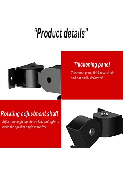 Sonos Era 100 Için Duvar Montaj Braketi, Kablosuz Hoparlör Uzay Tasarrufu Akıllı Ev Metal Duvar Stand Tutucu, Siyah (Yurt Dışından) fırsatları