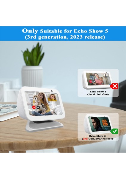 Echo Show 5 (3. Gen), Akıllı Ekran Manyetik Stand Mounta (Yurt Dışından) indirimleri