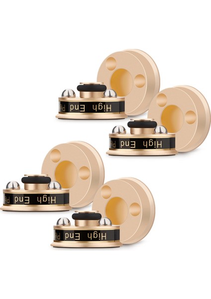 Hıfı Audio Hoparlör Stand Ayak Pad Anti-Shock Abmor Emici Başak Izolasyon Preamp Hoparlör Vinil Kayıt Oynatıcı Altın (Yurt Dışından) modelleri