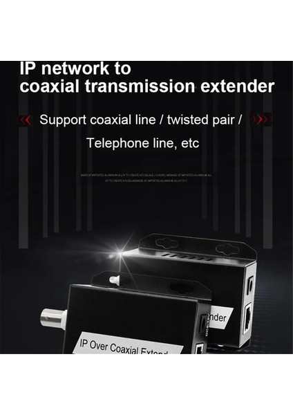 Ip Ağı&#39;ndan Koaksiyel Genişletici Net Kablo Şanzımanından Coax Hattına 500M Ethernet Dönüştürücüsüne Cctv Için (Yurt Dışından) fırsatları