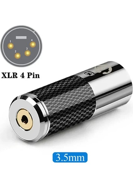 Dac Kod Çözücü 4 Pin Xlr Konektörü 3,5 2.5 4.4 mm Jak Fişi Ses Adaptörü Erkek Dişi Dönüştürücü Karbon Fiber Kabuk 3.5 mm (Yurt Dışından) indirimleri