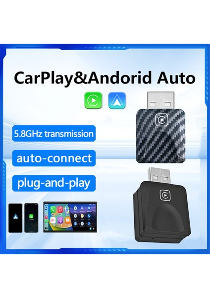 Apple Carplay Için Mini Kablosuz Adaptör Araç Oynat Dongle Bluetooth Wifi Fast Connect Flug &amp; Play Için Kablolu Carplay Araba B (Yurt Dışından) fırsatları