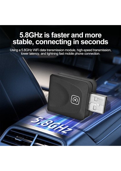 Apple Carplay Için Mini Kablosuz Adaptör Araç Oynat Dongle Bluetooth Wifi Fast Connect Flug &amp; Play Için Kablolu Carplay Araba B (Yurt Dışından) indirimleri