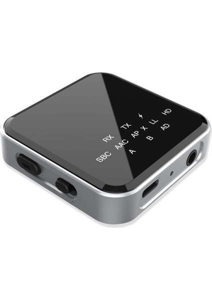2&#39;de 1 Bluetooth Alıcı Verici Bluetooth V5.2 Rx+Tx 250MAH 3.5mm Tv Bilgisayar Araba Ses Kablosu ile Ses Adaptörü (Yurt Dışından)