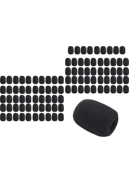 100 Adet Mini Köpük Mikrofon Ön Cam Mikrofon Kapak Köpük Koruması Küçük Yaka ve Kulaklık Mikrofonları Için (Yurt Dışından) modelleri