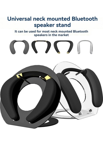 Monster Boomerang Boyun Bandı Hoparlörü Akrilik Masaüstü Tutucu Basket Şeffaf (Yurt Dışından) indirimleri