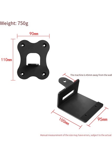 Sonos Era 300 Hoparlörler Için Duvar Montaj Braketleri Değiştirme Stand Braketleri Hoparlörler Braketleri Yedek Siyah (Yurt Dışından) indirimleri