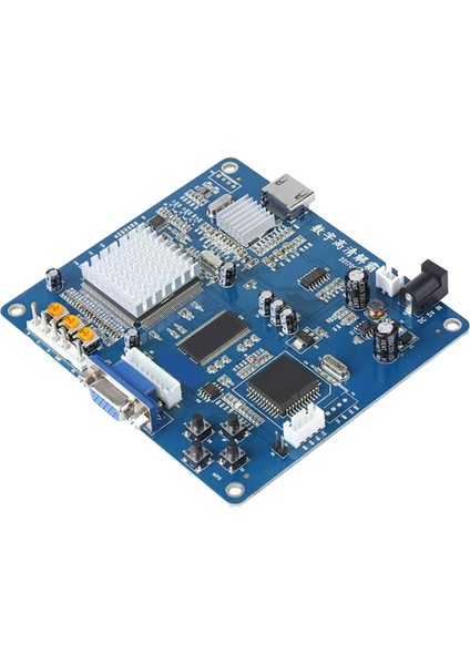 Hd Video Çıktı Dönüştürücü Kartı Vga/rgb/cga/ega/yuv, Arcade Mavi Oyun Makinesi Video Dönüştürücü Için HDMI Uyumlu (Yurt Dışından)