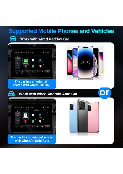 Kablosuz Carplay Android Auto Apple Carplay Adaptörü Aı Kutu Fişi ve Oynat Wifi USB Tip C Bağlantı Araç Aksesuarları (Yurt Dışından) fırsatları