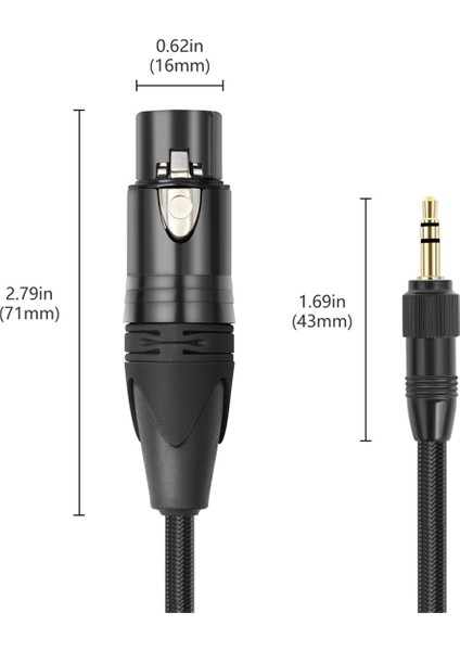 Xlr Ila 3,5 mm Ses Kablosu Mikrofon Dengeli Analog Ses Kablosu Bilgisayar Telefonu Hoparlör Amplifikatörü Için Kilitli 300CM (Yurt Dışından) fırsatları