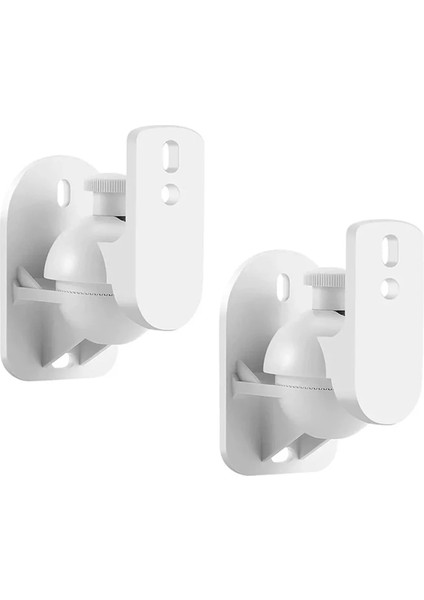 2pcs Evrensel Hoparlör Duvar Montaj Braket Tavan Stand Kelepçesi Ayarlanabilir Döner ve Eğim Açısı Döndürme (Yurt Dışından)