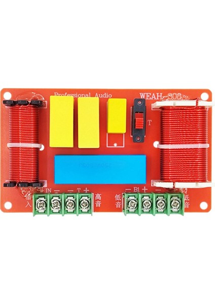 308 Ayarlanabilir Crossover Bölücü 250W Audiophile Özel Crossover 3 Yollu Hoparlör One Tweeter Iki Bas (Yurt Dışından) fiyatları