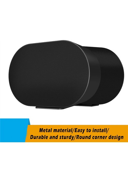 Duvar Montajı Metal Stand Sonos Era 300 Ses Yatak Odası Duvar Depolama Tutucu Organizatör Raf Akıllı Hoparlör Braketi Siyah (Yurt Dışından) fırsatları
