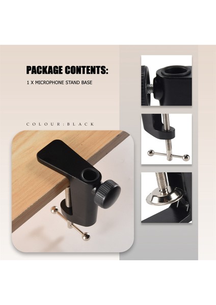 Mikrofon Süspansiyon Bomu Makas Kolu Standı Tutucusu Için Ağır Hizmet Tipi Metal Masa Montaj Kelepçesi (Yurt Dışından) indirimleri