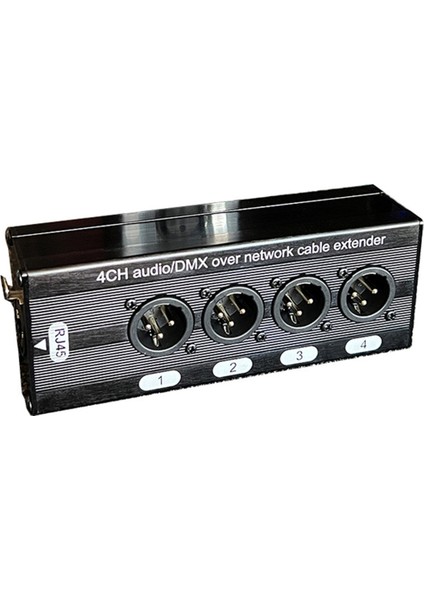 4 Kanal Ağ Sinyali Genişletici 4 Xlr - RJ45 Extender, Stage Ses Aydınlatma ve Kayıt Stüdyosu Için (Yurt Dışından) fırsatları