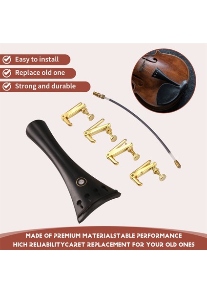 Abanoz 4/4 Keman Kemanı Kuyruk Parçası (Yurt Dışından) fırsatları