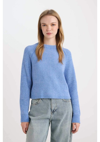 Regular Fit Yarım Balıkçı Yaka Triko Kazak C6234AX24CW