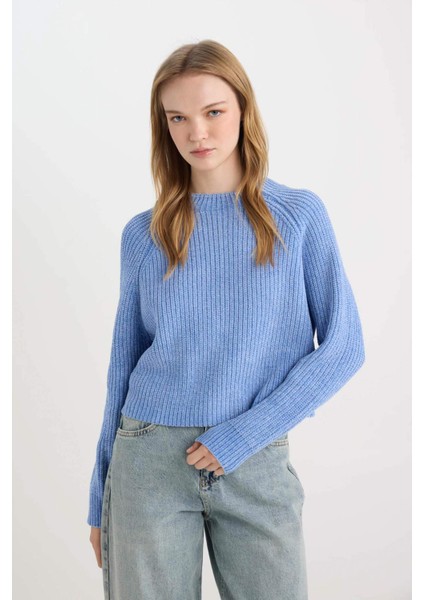 Regular Fit Yarım Balıkçı Yaka Triko Kazak C6234AX24CW