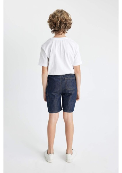 Erkek Çocuk Jean Şort D2687A824SM