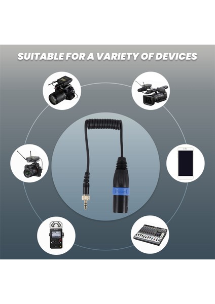 Kablosuz Alıcılar Için Saramonic Locking Tip 3.5mm Ila 3.5mm Trs - Xlr Erkek Mikrofon Çıkışı Evrensel Ses Kablosu (Yurt Dışından) fiyatları