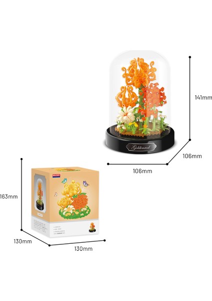 Fanuslu Çiçek Serisi – Altınbaşak Yapı Bloğu Seti (440 Parça) fırsatları