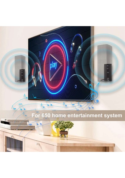 Çelik Siyah Duvar Montaj Braketleri Omnijewel Yaşam Tarzı 650 &amp; Surround Hoparlörler 700 (Yurt Dışından) indirimleri