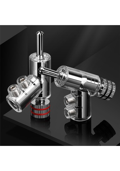 4 Pcs Hıfı Rhodıum Plactıng Kilitlenebilir Hoparlör Kablosu Muz Fiş Konnektörü Ses Amplifikatörü Hoparlör Tel Konektörü (Yurt Dışından) modelleri