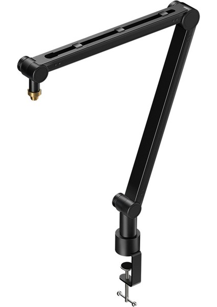Ayarlanabilir Süspansiyon Bomu Mikrofon Canlı Mikrofon 360 ° Evrensel Masaüstü Braketi (Yurt Dışından)