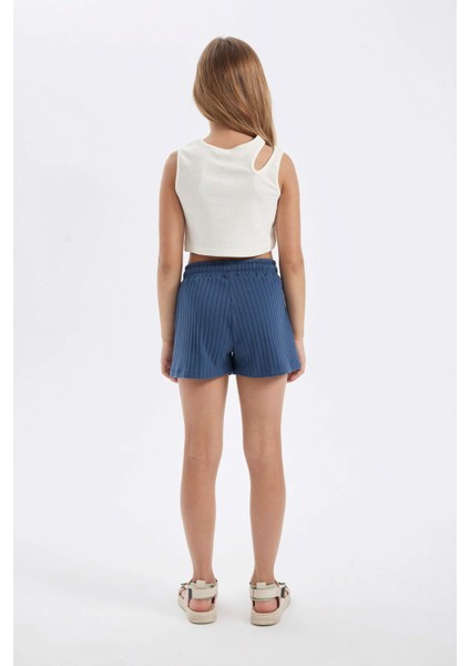 Kız Çocuk Fitilli Kaşkorse Şort D2009A824SM