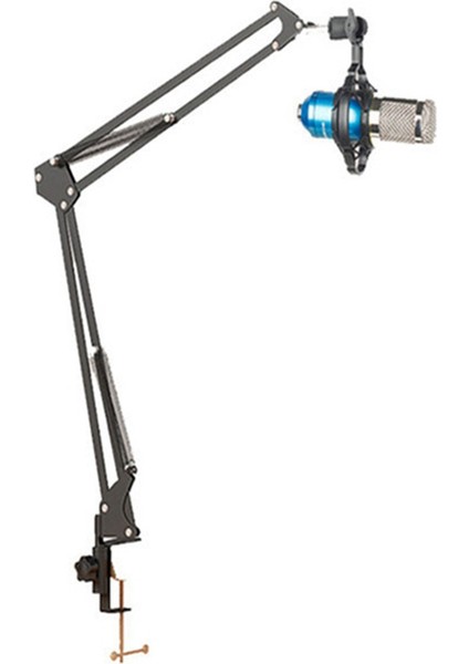 Masaüstü Mikrofon Standı Ayarlanabilir Mikrofon Standı F-Clamp ile 1,75 Inç Çapında Mıc&#39;ler Için Uygun (Yurt Dışından) indirimleri