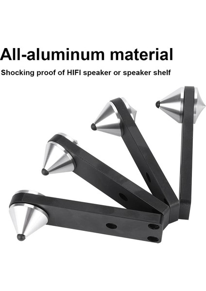 4 Adet Kombine Tip Hoparlör Ayak Subwoofer Şok Geçirmez Başak Braketi Hoparlör Başak Şoku (Yurt Dışından) modelleri