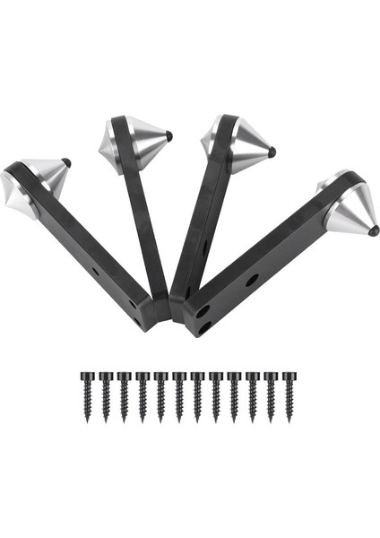 4 Adet Kombine Tip Hoparlör Ayak Subwoofer Şok Geçirmez Başak Braketi Hoparlör Başak Şoku (Yurt Dışından) indirimleri