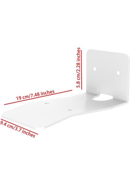 Duvar Montajı Metal Stand Sonos Era 300 Ses Yatak Odası Duvar Depolama Tutucu Organizatör Raf Akıllı Hoparlör Braketi Beyaz (Yurt Dışından) fiyatları