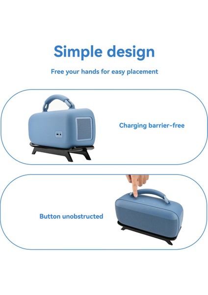 Bose Soundlink Maksimum Taşınabilir Hoparlör Için Masaüstü Standı, Akrilik Hoparlör Tutucu Ekran Slip Anti-Slip Base Montajı, B (Yurt Dışından)