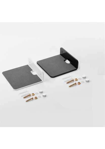 Webcam Cep Telefonları Için Duvara Monte Tutucu Çok Fonksiyonlu Taşınabilir Hoparlör Duvar Rafı Yönlendirici Hoparlör Siyah (Yurt Dışından) modelleri