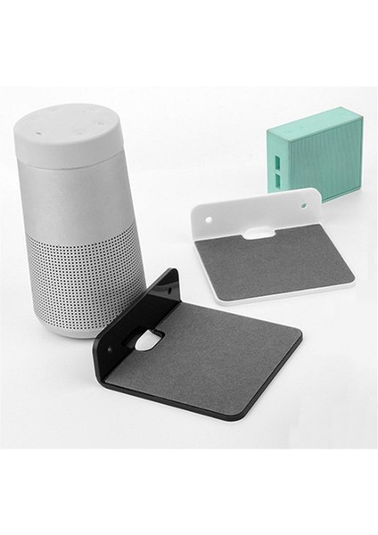 Webcam Cep Telefonları Için Duvara Monte Tutucu Çok Fonksiyonlu Taşınabilir Hoparlör Duvar Rafı Yönlendirici Hoparlör Siyah (Yurt Dışından) indirimleri