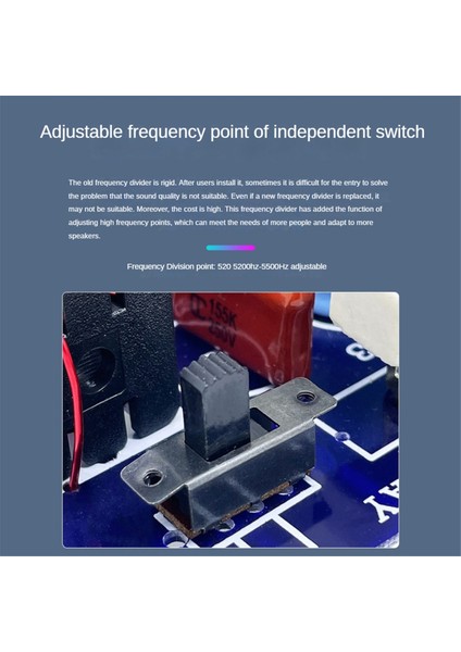 2pcs 3-Yollu 250W 850/5200Hz Frekans Bölücü Dıy Hoparlör Filtresi Devre Tiz Orta Bas Hifi Stereo Ses Crossover (Yurt Dışından) fiyatları