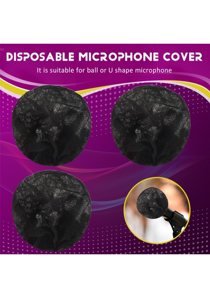 240PCS Mikrofon, Karaoke Için Tek Kullanımlık Olmayan Mikrofon Kapak Mikrofon Mikrofon Ön Cam ve Filtreleri Kapakları (Yurt Dışından) fırsatları