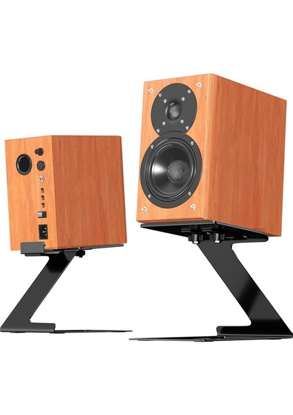 Masaüstü Hoparlör Stand Mount Studio Monitör Yükseltici Desteği Titreşim Absorpsiyon Pad Montajı Oturma Odası Çalışma Odası (Yurt Dışından) fiyatları