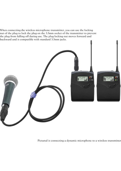 Xlr Ila 3,5 mm Ses Kablosu Mikrofon Dengeli Analog Ses Kablosu Bilgisayar Telefonu Hoparlör Amplifikatörü Için Kilitli 200CM (Yurt Dışından) fiyatları