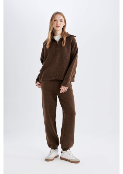 Coool Jogger Pantolon Triko Kumaş Cepli Beli Paçası Lastikli V4178AZ24CW