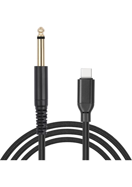 TIP-6.35MM 1/4 Trs Audio Stereo Kablo Tipi C-6.35MM Aux Jack Kablosu Amplifikatör Ev Sinema Mikseri 200CM (Yurt Dışından) fiyatları